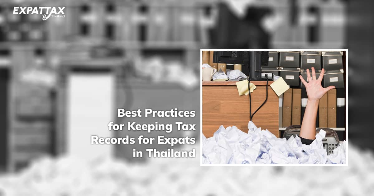 Best practices for keeping tax records in Thailand